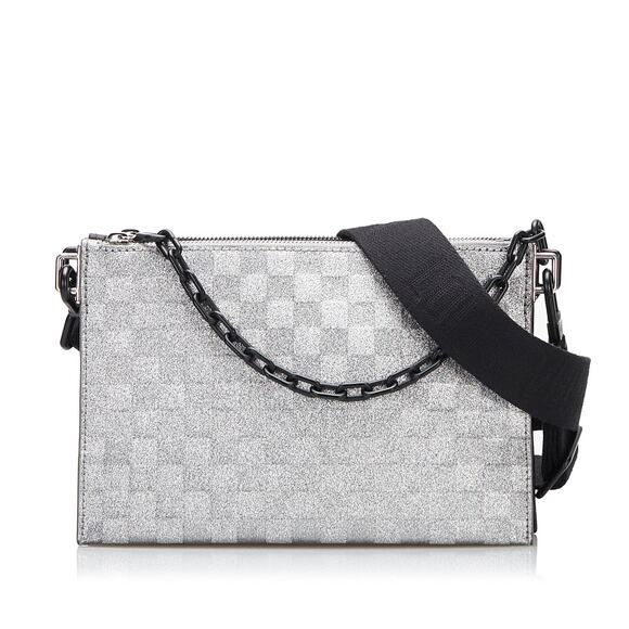 Louis Vuitton Damier Glitter Taurillon In The Loop Trio Pouch - Picture 1 of 3